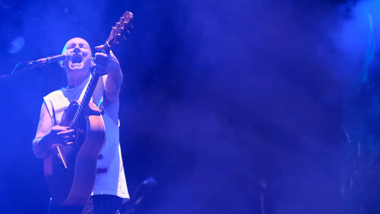Concierto de Celtas Cortos dentro de su gira "40 a&ntilde;os Contando Cuentos" en el pabell&oacute;n Navarra Arena de Pamplona. I&Ntilde;IGO ALZUGARAY