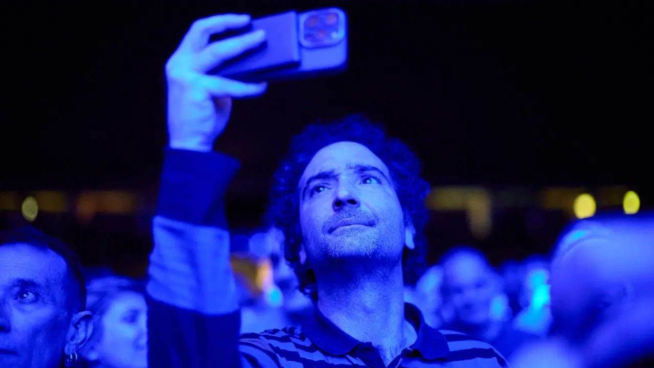 Concierto de Celtas Cortos dentro de su gira "40 a&ntilde;os Contando Cuentos" en el pabell&oacute;n Navarra Arena de Pamplona. I&Ntilde;IGO ALZUGARAY