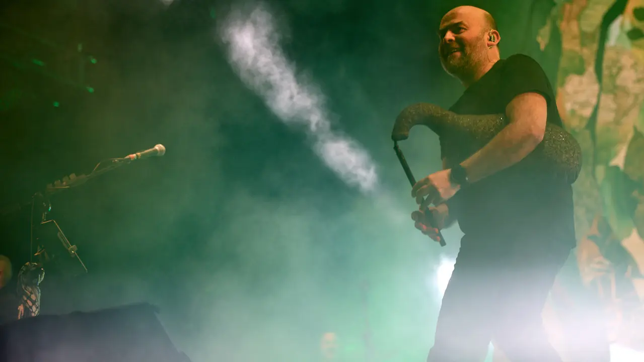 Concierto de Celtas Cortos dentro de su gira "40 a&ntilde;os Contando Cuentos" en el pabell&oacute;n Navarra Arena de Pamplona. I&Ntilde;IGO ALZUGARAY