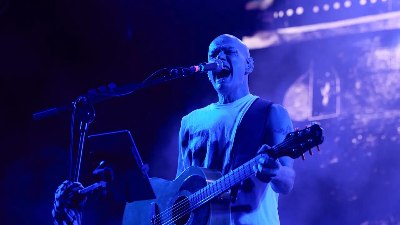 Concierto de Celtas Cortos dentro de su gira "40 a&ntilde;os Contando Cuentos" en el pabell&oacute;n Navarra Arena de Pamplona. I&Ntilde;IGO ALZUGARAY