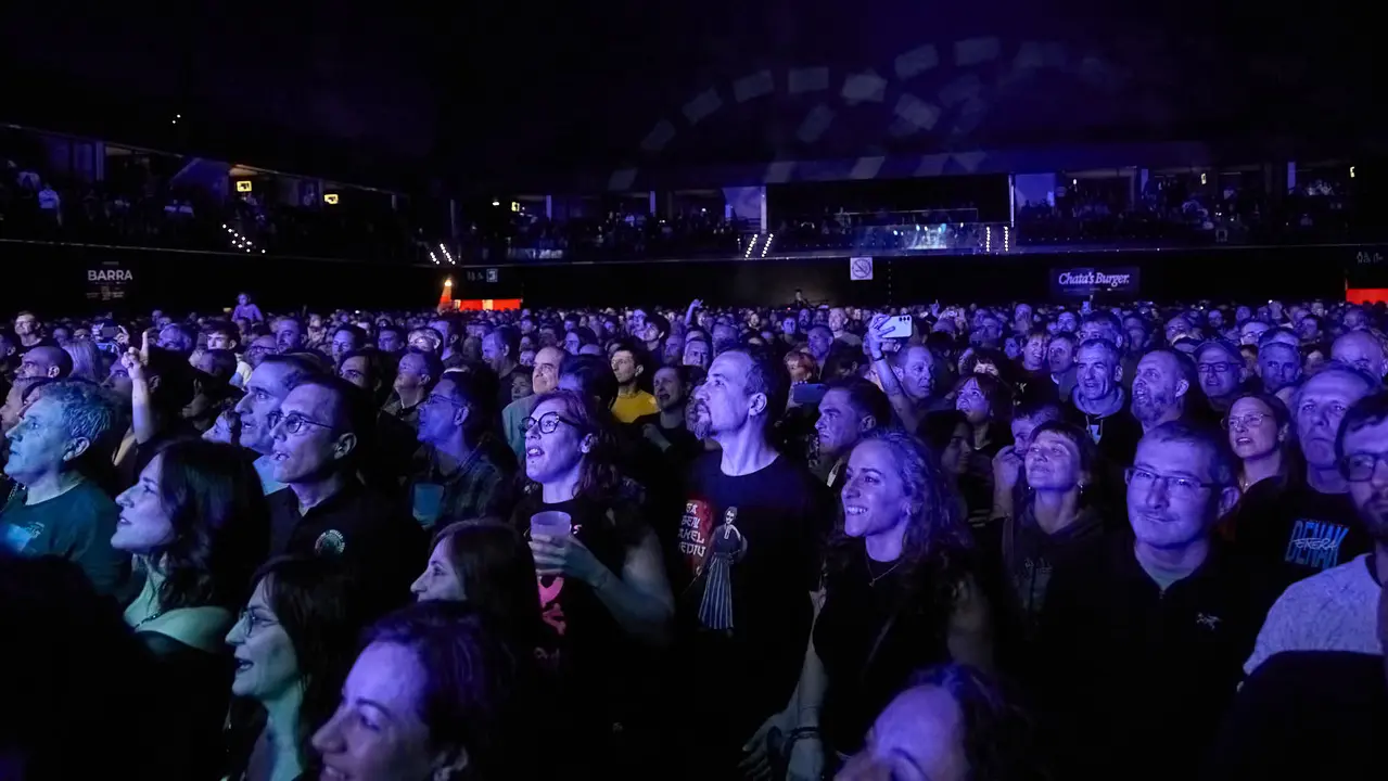 Concierto de Celtas Cortos dentro de su gira "40 a&ntilde;os Contando Cuentos" en el pabell&oacute;n Navarra Arena de Pamplona. I&Ntilde;IGO ALZUGARAY