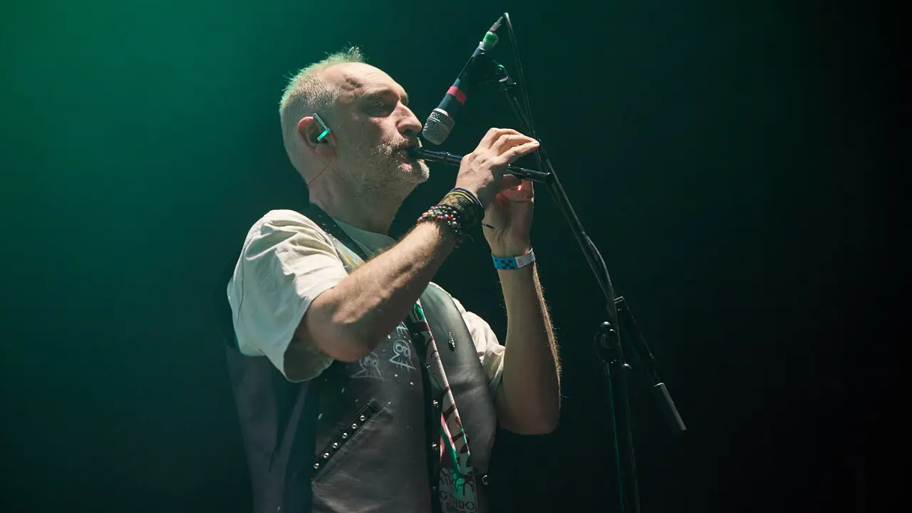 Concierto de Celtas Cortos dentro de su gira "40 a&ntilde;os Contando Cuentos" en el pabell&oacute;n Navarra Arena de Pamplona. I&Ntilde;IGO ALZUGARAY