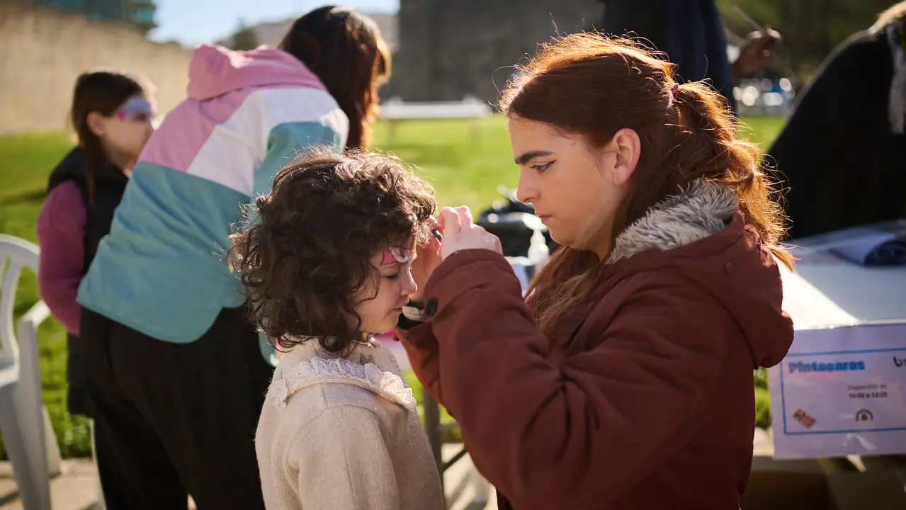 Evento Conexi&oacute;n Social Uni2, un encuentro social y deportivo, organizado por el alumnado del CI Burlada FP, orientado a "visibilizar distintas realidades de discapacidad y exclusi&oacute;n". PABLO LASAOSA