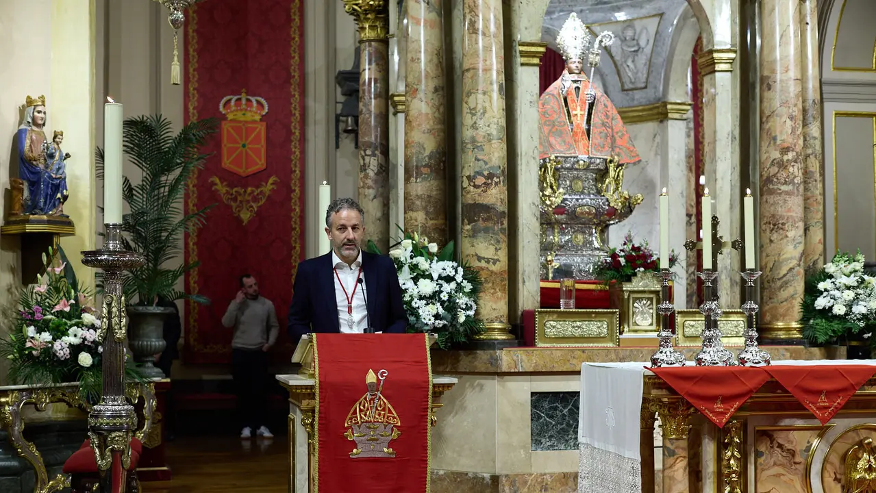 Misa correspondiente al tercer pelda&ntilde;o de la escalera de San Ferm&iacute;n 2026. I&Ntilde;IGO ALZUGARAY