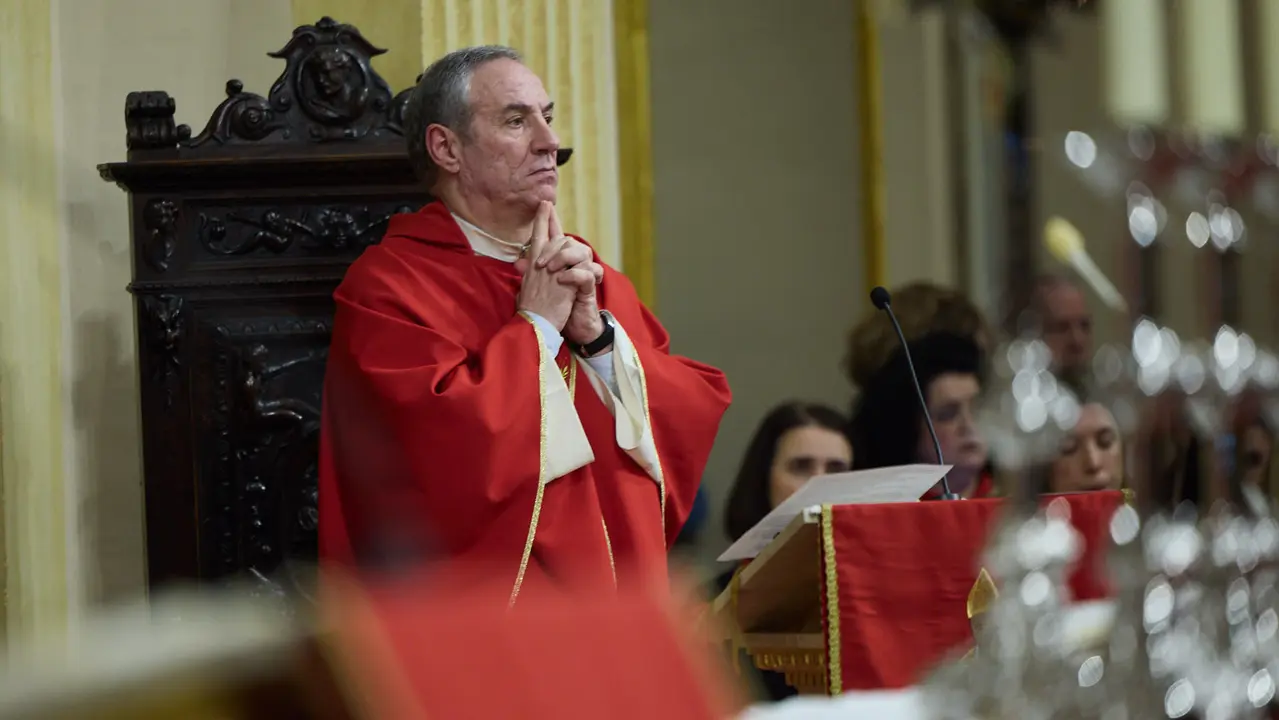 Misa correspondiente al tercer pelda&ntilde;o de la escalera de San Ferm&iacute;n 2026. I&Ntilde;IGO ALZUGARAY