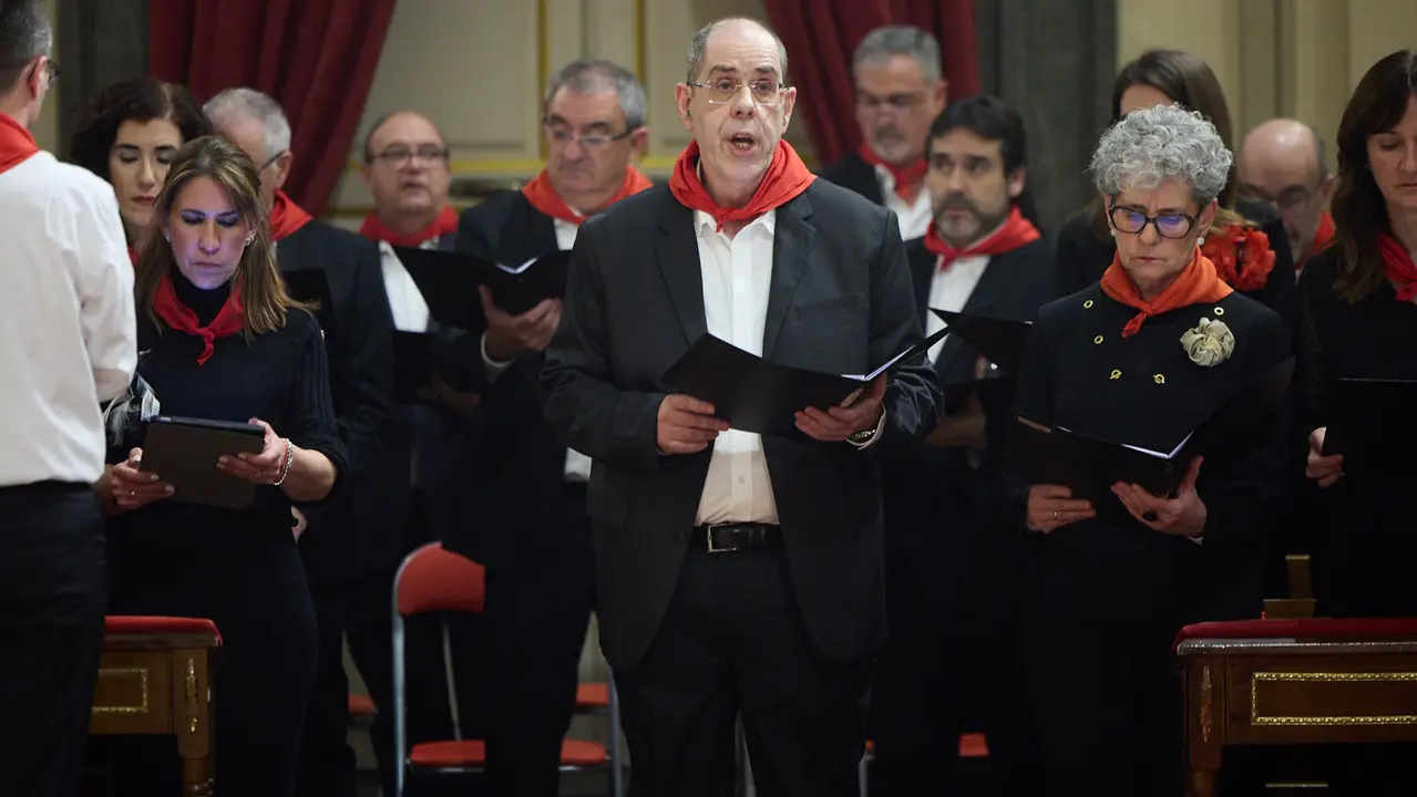 Misa correspondiente al tercer pelda&ntilde;o de la escalera de San Ferm&iacute;n 2026. I&Ntilde;IGO ALZUGARAY