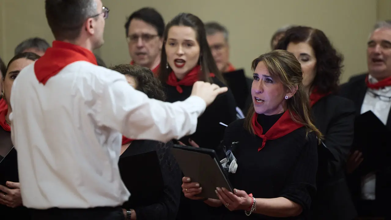Misa correspondiente al tercer pelda&ntilde;o de la escalera de San Ferm&iacute;n 2026. I&Ntilde;IGO ALZUGARAY