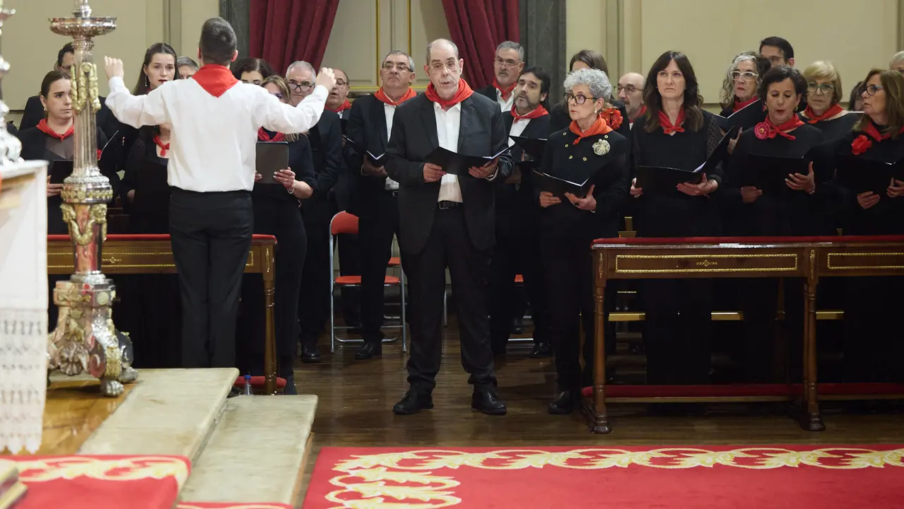 Misa correspondiente al tercer pelda&ntilde;o de la escalera de San Ferm&iacute;n 2026. I&Ntilde;IGO ALZUGARAY