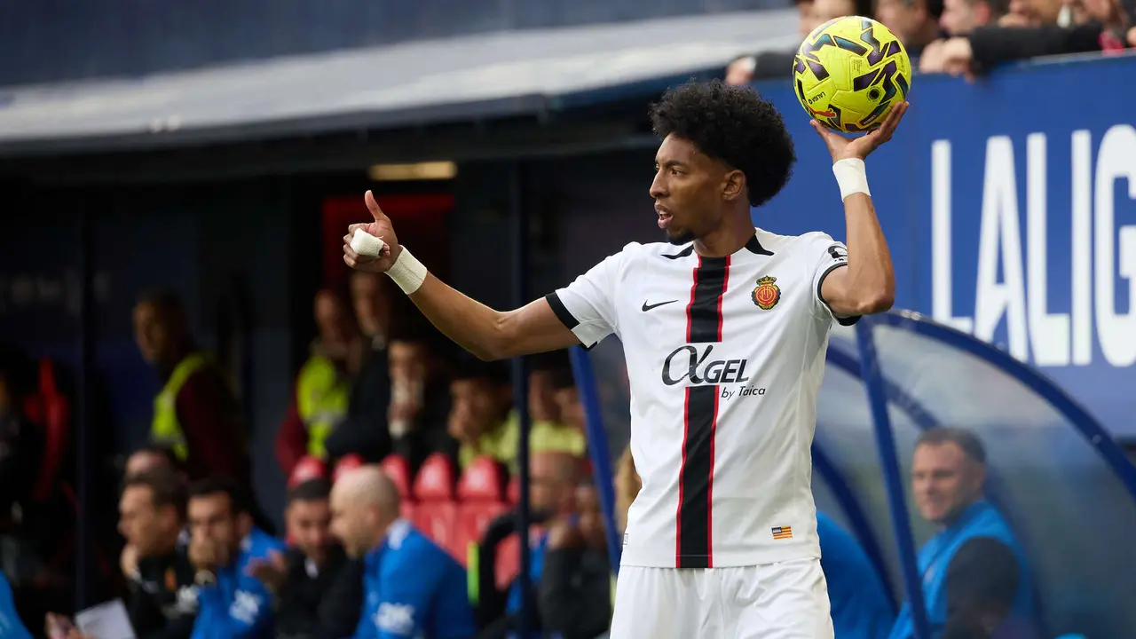 Partido de La Liga EA Sports entre CA Osasuna y RCD Mallorca disputado en el estadio de El Sadar en Pamplona. I&Ntilde;IGO ALZUGARAY