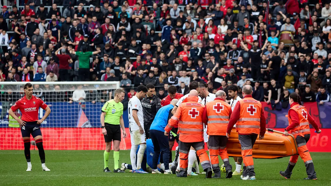 Partido de La Liga EA Sports entre CA Osasuna y RCD Mallorca disputado en el estadio de El Sadar en Pamplona. I&Ntilde;IGO ALZUGARAY