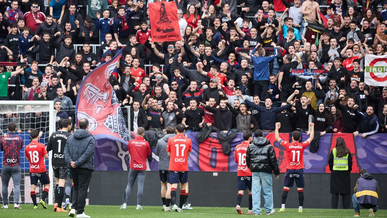 Partido de La Liga EA Sports entre CA Osasuna y RCD Mallorca disputado en el estadio de El Sadar en Pamplona. I&Ntilde;IGO ALZUGARAY