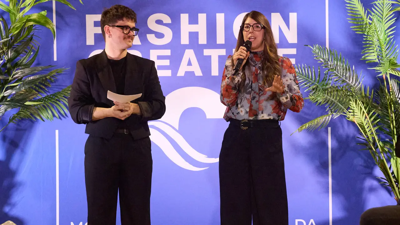 V edici&oacute;n del Fashion Creative, desfile de moda de los alumnos de Dise&ntilde;o de Moda de Creanavarra, en el pabell&oacute;n Navarra Arena de Pamplona. I&Ntilde;IGO ALZUGARAY