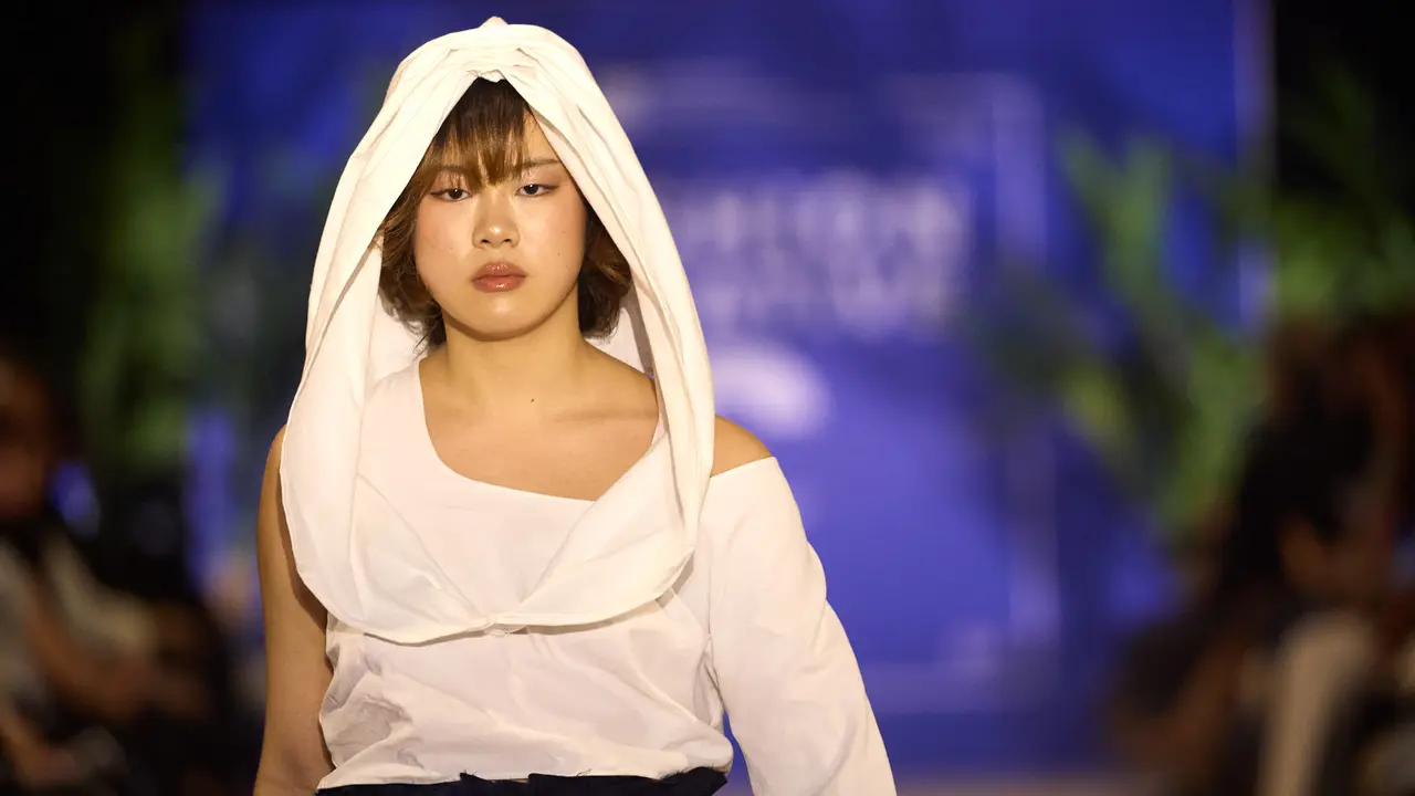 V edici&oacute;n del Fashion Creative, desfile de moda de los alumnos de Dise&ntilde;o de Moda de Creanavarra, en el pabell&oacute;n Navarra Arena de Pamplona. I&Ntilde;IGO ALZUGARAY