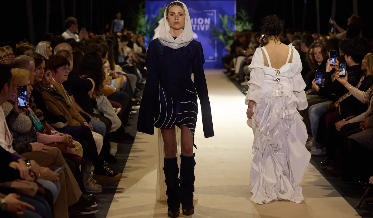 V edici&oacute;n del Fashion Creative, desfile de moda de los alumnos de Dise&ntilde;o de Moda de Creanavarra, en el pabell&oacute;n Navarra Arena de Pamplona. I&Ntilde;IGO ALZUGARAY
