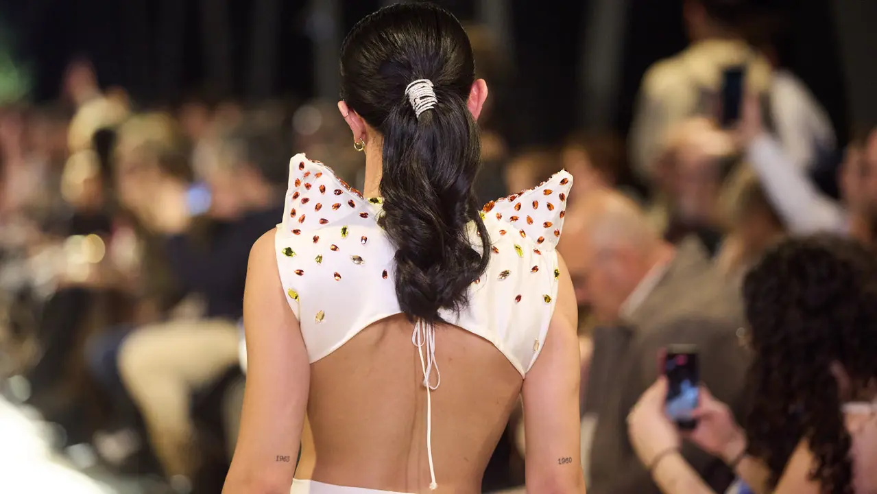 V edici&oacute;n del Fashion Creative, desfile de moda de los alumnos de Dise&ntilde;o de Moda de Creanavarra, en el pabell&oacute;n Navarra Arena de Pamplona. I&Ntilde;IGO ALZUGARAY