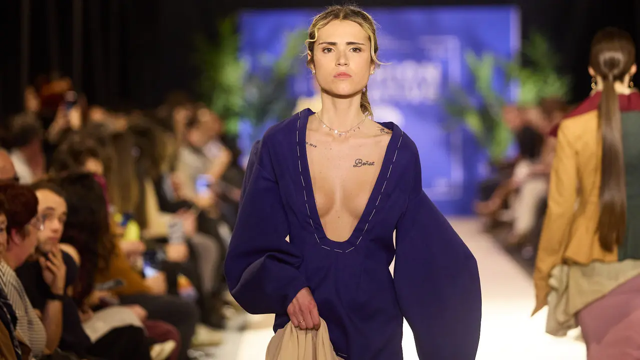 V edici&oacute;n del Fashion Creative, desfile de moda de los alumnos de Dise&ntilde;o de Moda de Creanavarra, en el pabell&oacute;n Navarra Arena de Pamplona. I&Ntilde;IGO ALZUGARAY