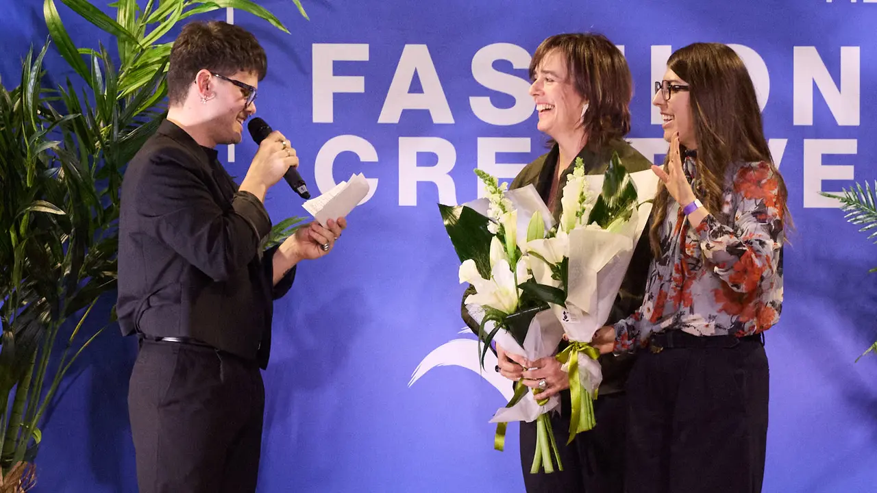 V edici&oacute;n del Fashion Creative, desfile de moda de los alumnos de Dise&ntilde;o de Moda de Creanavarra, en el pabell&oacute;n Navarra Arena de Pamplona. I&Ntilde;IGO ALZUGARAY