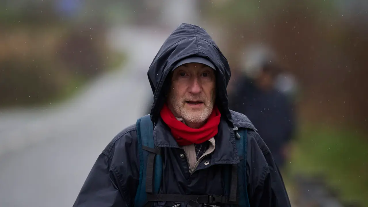 Miles de personas peregrinan a Javier durante la segunda Javierada de 2026. PABLO LASAOSA