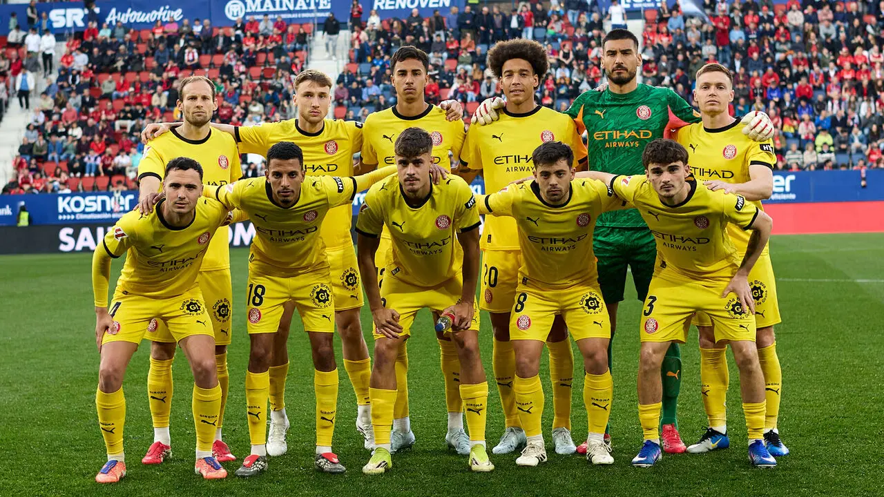 Partido de La Liga EA Sports entre CA Osasuna y Girona FC disputado en el estadio de El Sadar en Pamplona. I&Ntilde;IGO ALZUGARAY