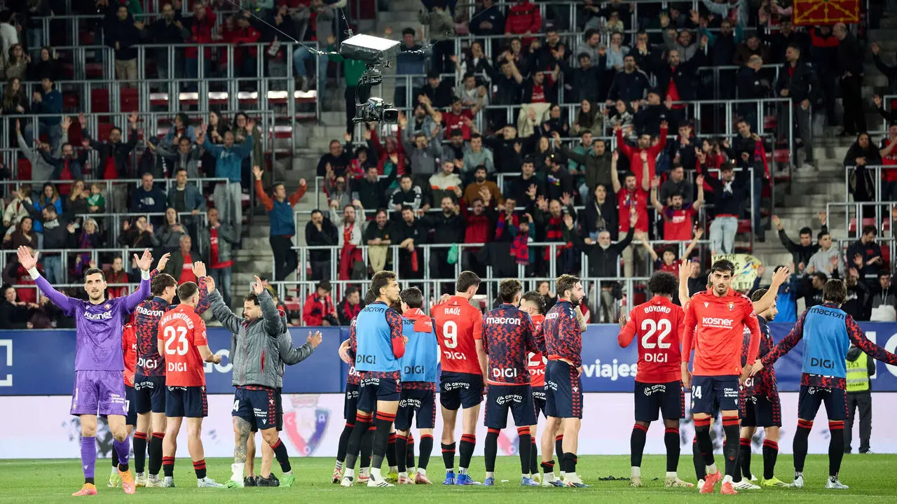 Partido de La Liga EA Sports entre CA Osasuna y Girona FC disputado en el estadio de El Sadar en Pamplona. I&Ntilde;IGO ALZUGARAY