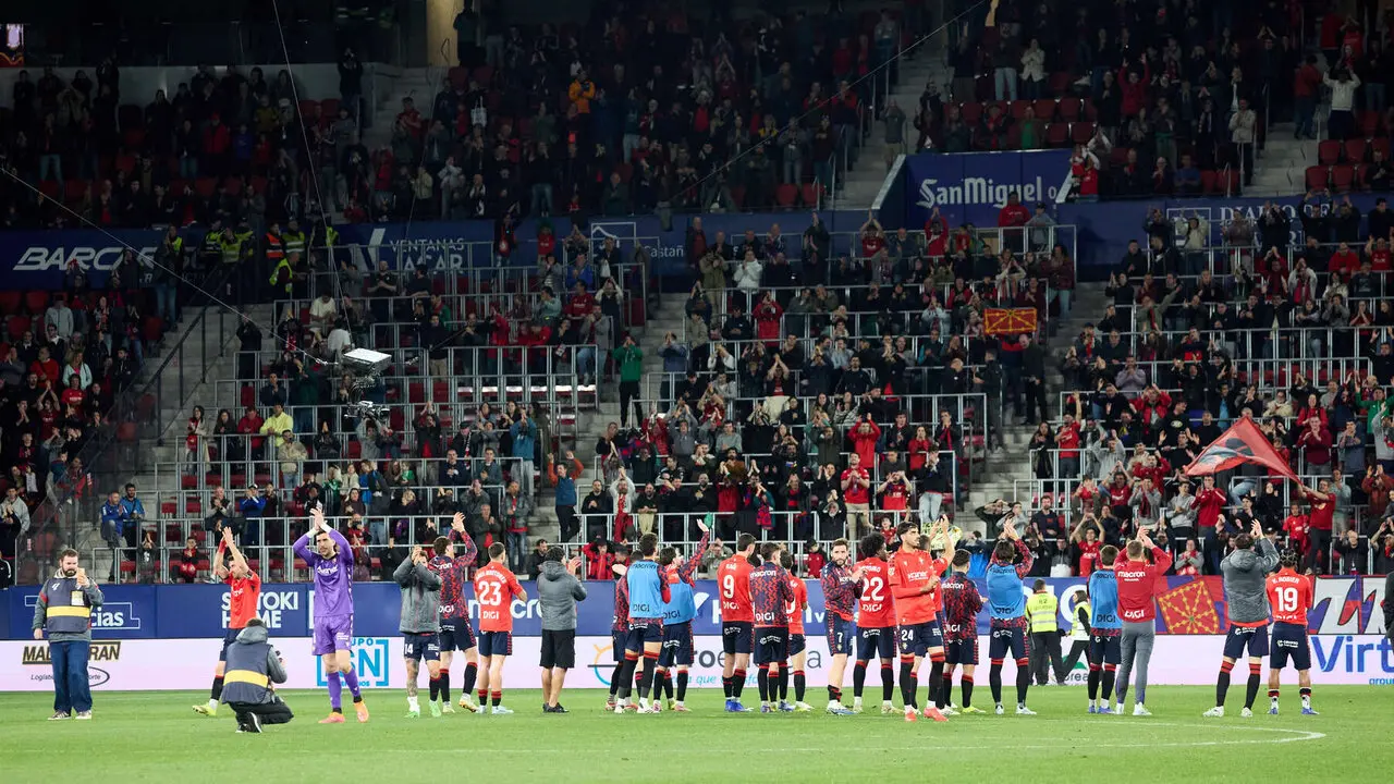 Partido de La Liga EA Sports entre CA Osasuna y Girona FC disputado en el estadio de El Sadar en Pamplona. I&Ntilde;IGO ALZUGARAY