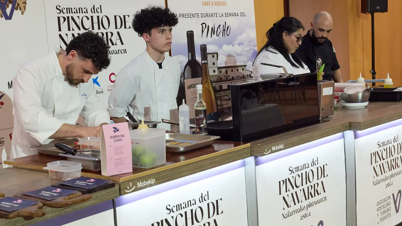 Final de la XXVI Semana del Pincho de Navarra 2026. I&Ntilde;IGO ALZUGARAY