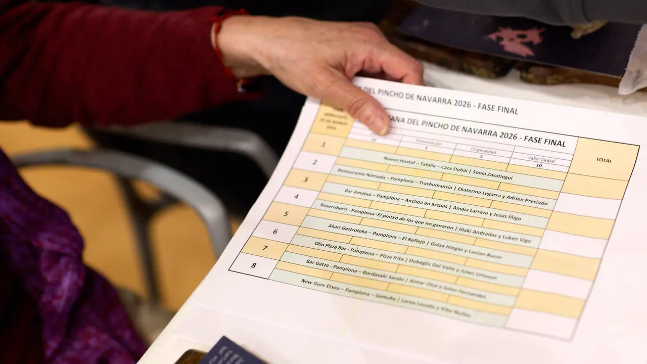 Final de la XXVI Semana del Pincho de Navarra 2026. I&Ntilde;IGO ALZUGARAY