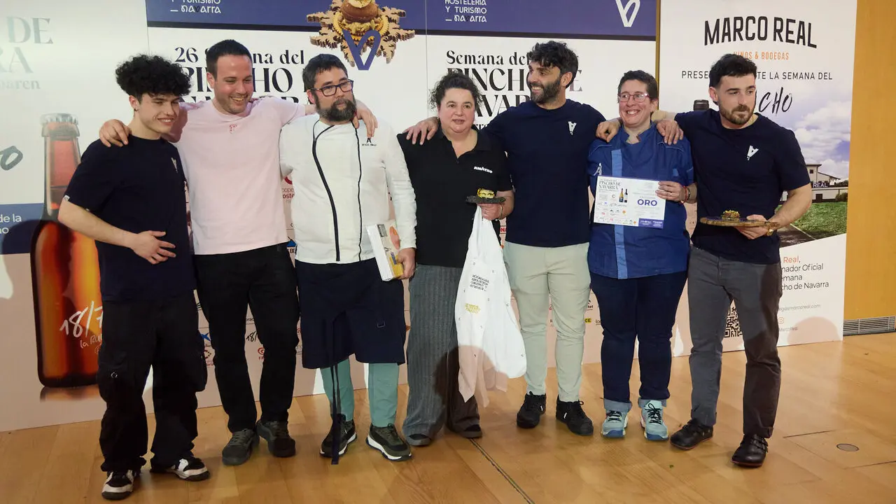 Final de la XXVI Semana del Pincho de Navarra 2026. I&Ntilde;IGO ALZUGARAY