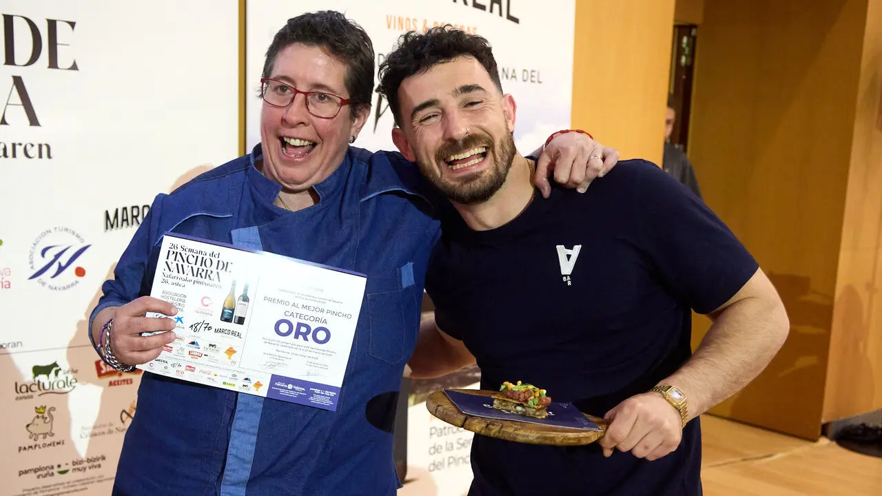 Final de la XXVI Semana del Pincho de Navarra 2026. I&Ntilde;IGO ALZUGARAY