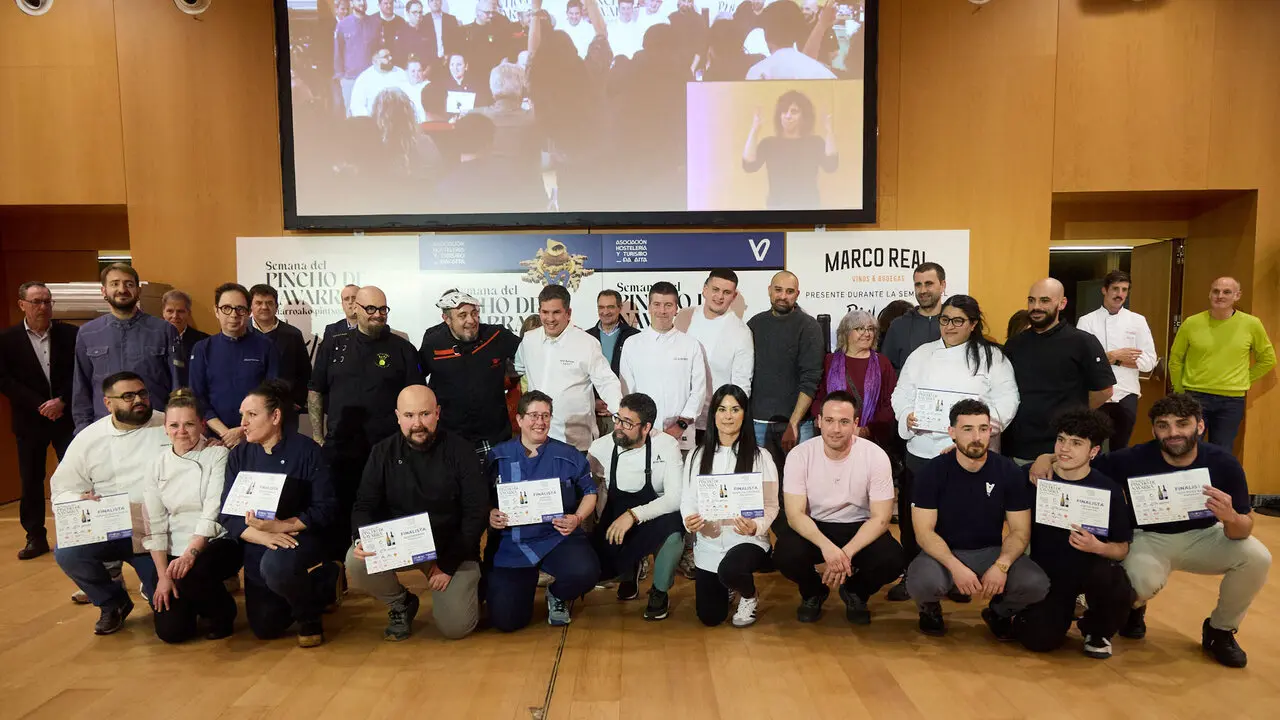 Final de la XXVI Semana del Pincho de Navarra 2026. I&Ntilde;IGO ALZUGARAY