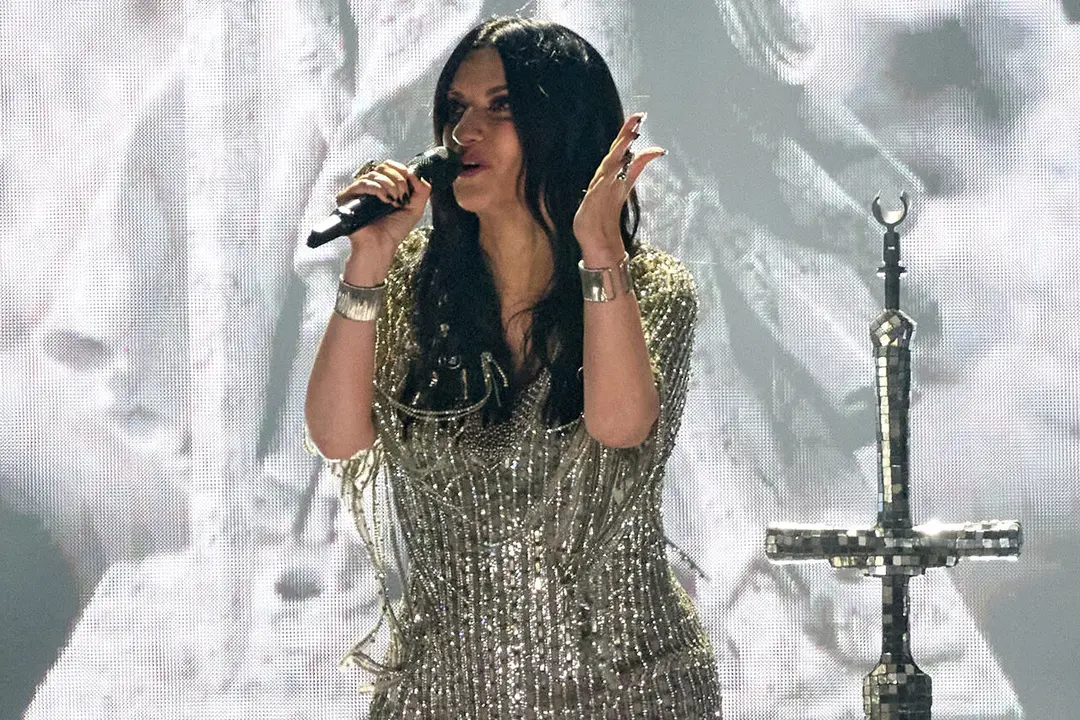 Concierto de Laura Pausini en el pabell&oacute;n Navarra Arena de Pamplona que supone el inicio de su gira mundial Yo Canto World Tour 2026/2027. I&Ntilde;IGO ALZUGARAY