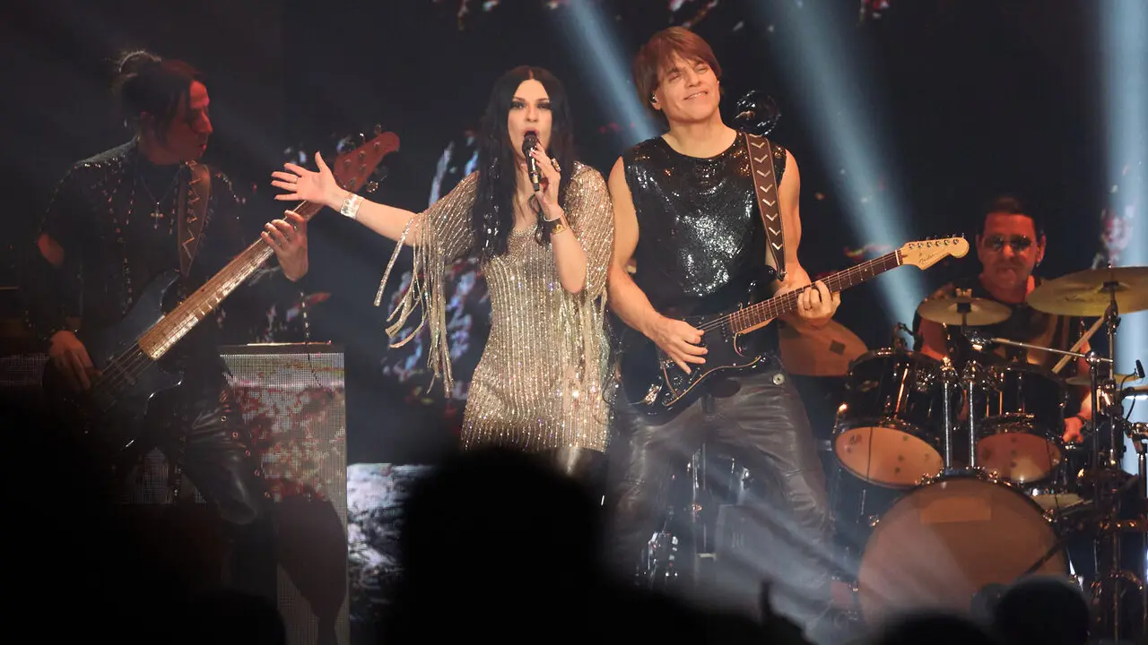 Concierto de Laura Pausini en el pabell&oacute;n Navarra Arena de Pamplona que supone el inicio de su gira mundial Yo Canto World Tour 2026/2027. I&Ntilde;IGO ALZUGARAY