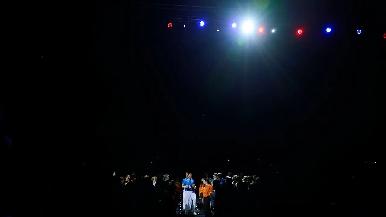 Final del XVI Campeonato de Parejas entre Altuna III-Ezkurdia y Laso-Albisu en el front&oacute;n del Navarra Arena. PABLO LASAOSA
