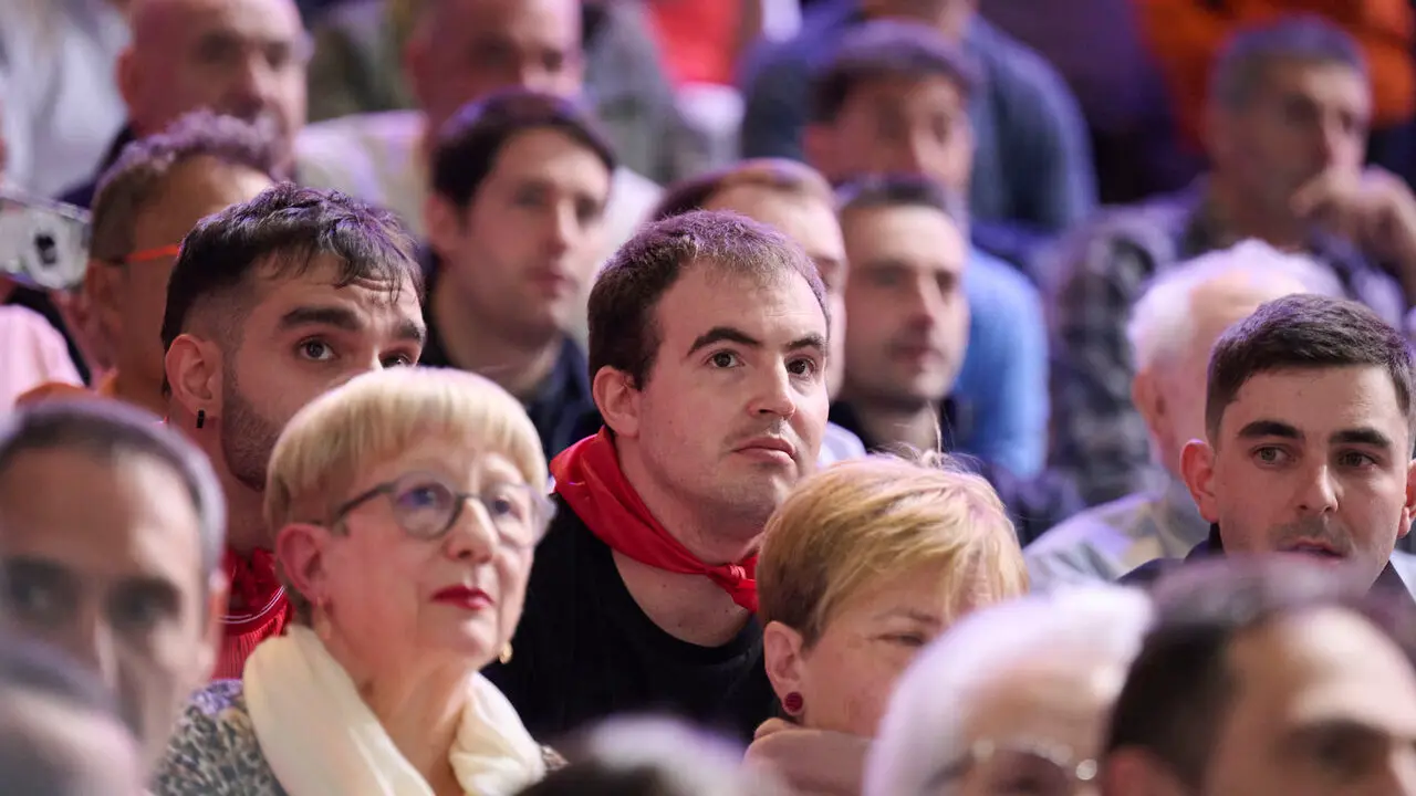 Final del XVI Campeonato de Parejas entre Altuna III-Ezkurdia y Laso-Albisu en el front&oacute;n del Navarra Arena. PABLO LASAOSA