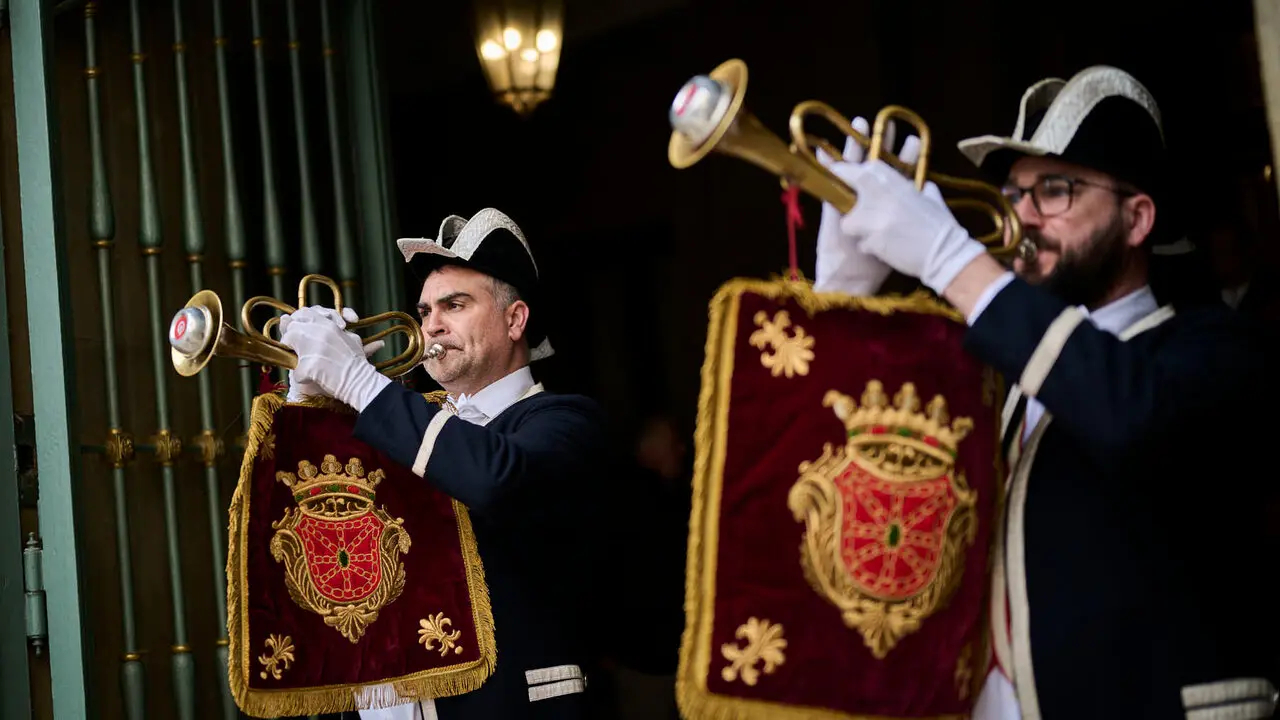 Renovaci&oacute;n del Voto de las Cinco Llagas por parte de la Coporaci&oacute;n Municipal de Pamplona. PABLO LASAOSA