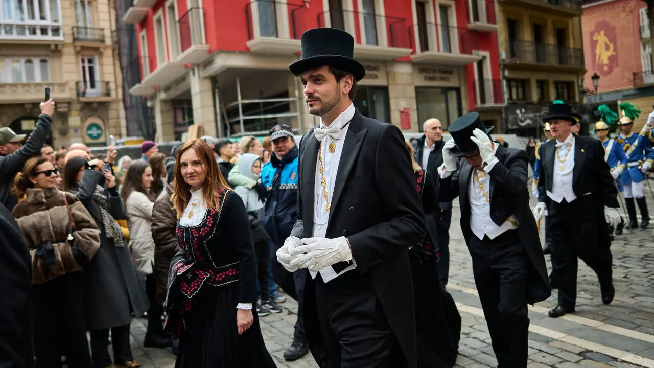 Renovaci&oacute;n del Voto de las Cinco Llagas por parte de la Coporaci&oacute;n Municipal de Pamplona. PABLO LASAOSA