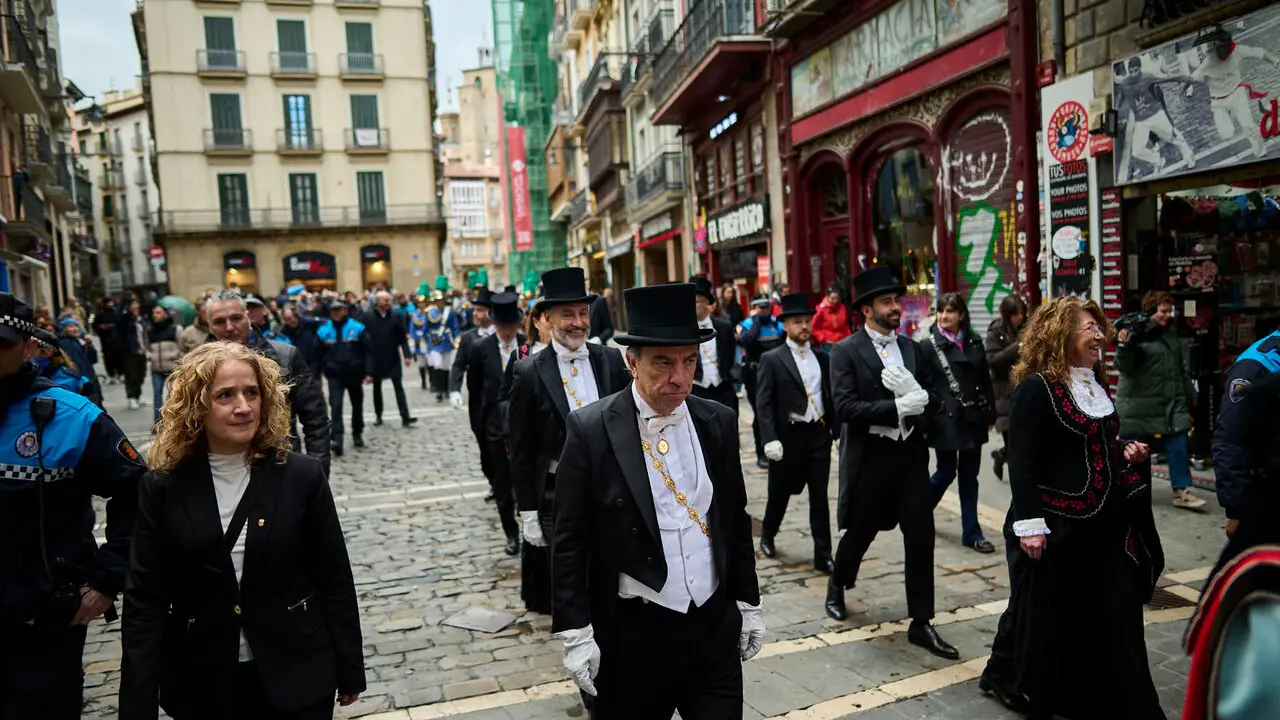 Renovaci&oacute;n del Voto de las Cinco Llagas por parte de la Coporaci&oacute;n Municipal de Pamplona. PABLO LASAOSA