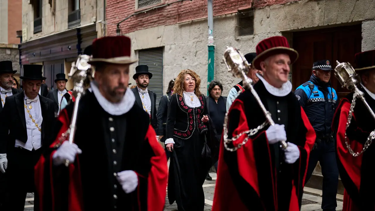 Renovaci&oacute;n del Voto de las Cinco Llagas por parte de la Coporaci&oacute;n Municipal de Pamplona. PABLO LASAOSA