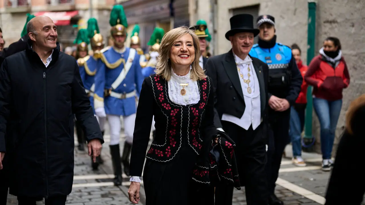 Renovaci&oacute;n del Voto de las Cinco Llagas por parte de la Coporaci&oacute;n Municipal de Pamplona. PABLO LASAOSA