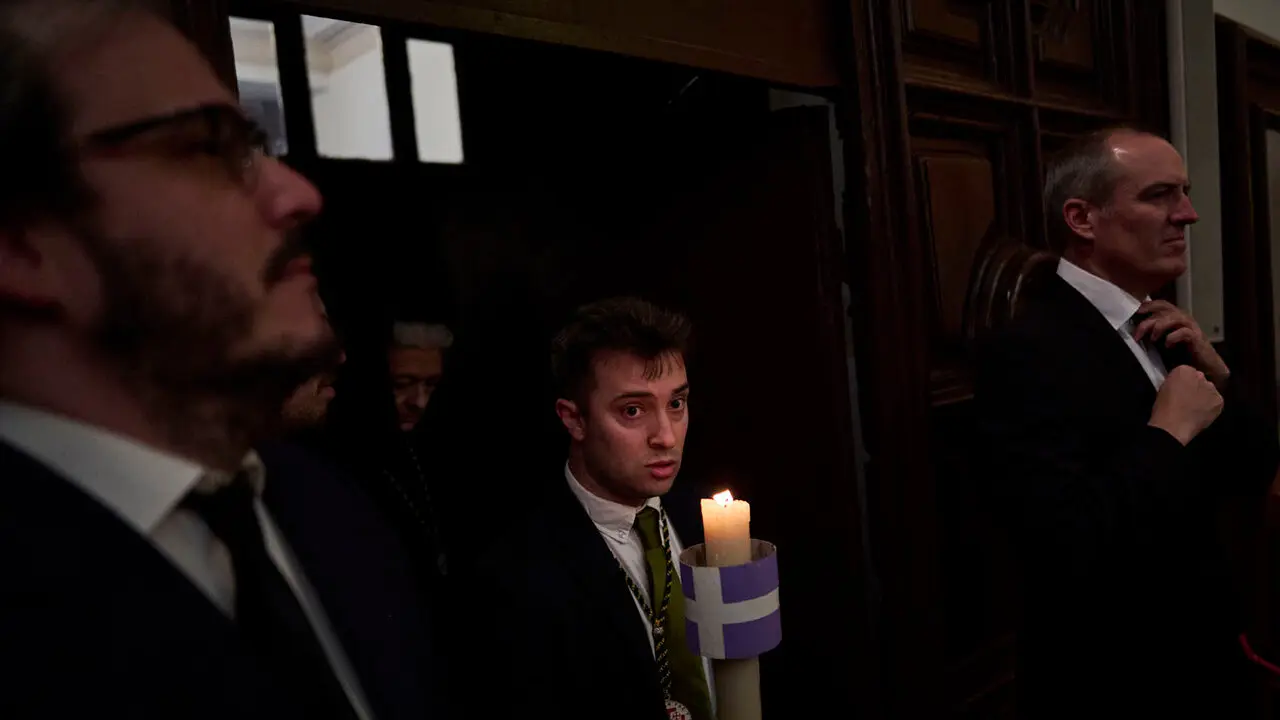 Renovaci&oacute;n del Voto de las Cinco Llagas por parte de la Coporaci&oacute;n Municipal de Pamplona. PABLO LASAOSA