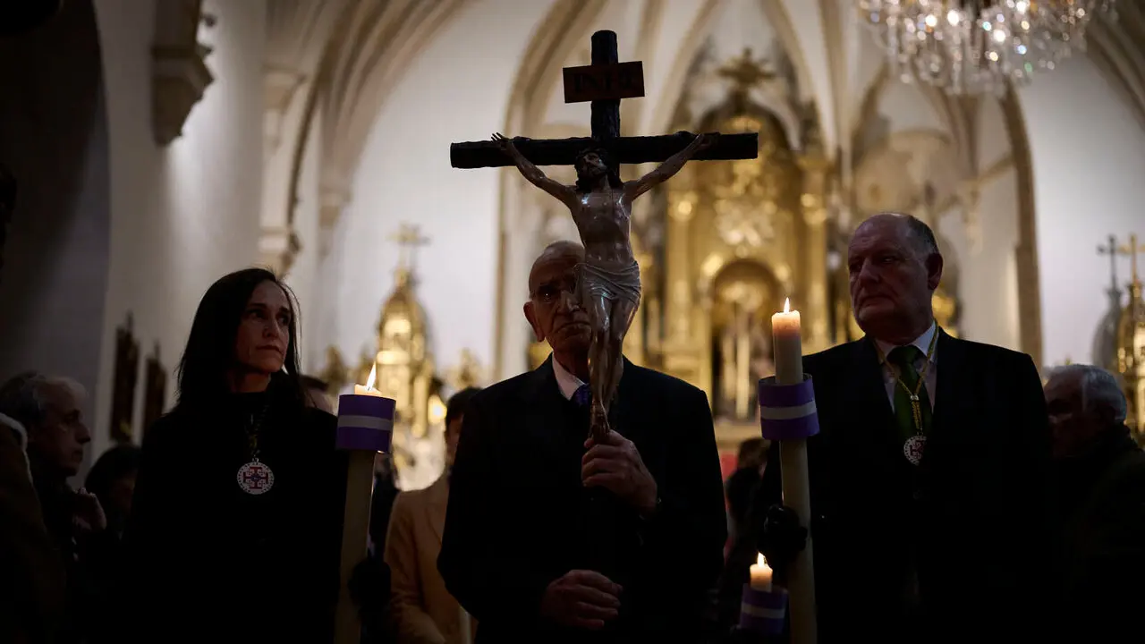 Renovaci&oacute;n del Voto de las Cinco Llagas por parte de la Coporaci&oacute;n Municipal de Pamplona. PABLO LASAOSA