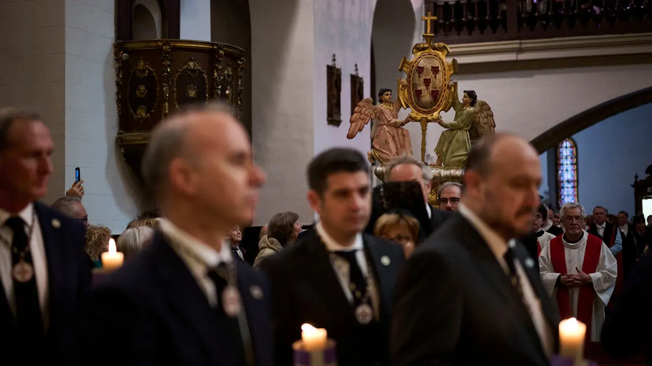 Renovaci&oacute;n del Voto de las Cinco Llagas por parte de la Coporaci&oacute;n Municipal de Pamplona. PABLO LASAOSA