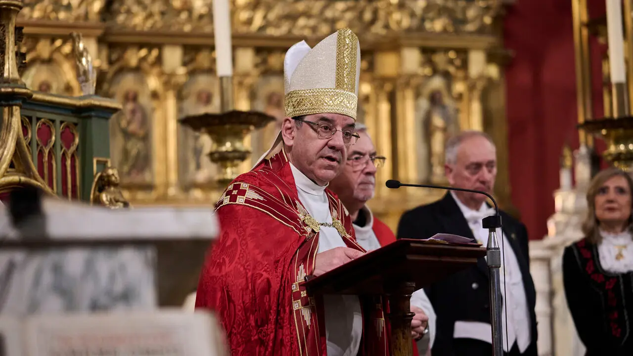 Renovaci&oacute;n del Voto de las Cinco Llagas por parte de la Coporaci&oacute;n Municipal de Pamplona. PABLO LASAOSA