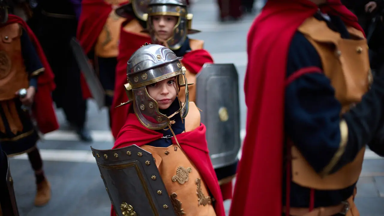 Procesi&oacute;n de Jueves Santo 2026 por las calles de Pamplona. I&Ntilde;IGO ALZUGARAY