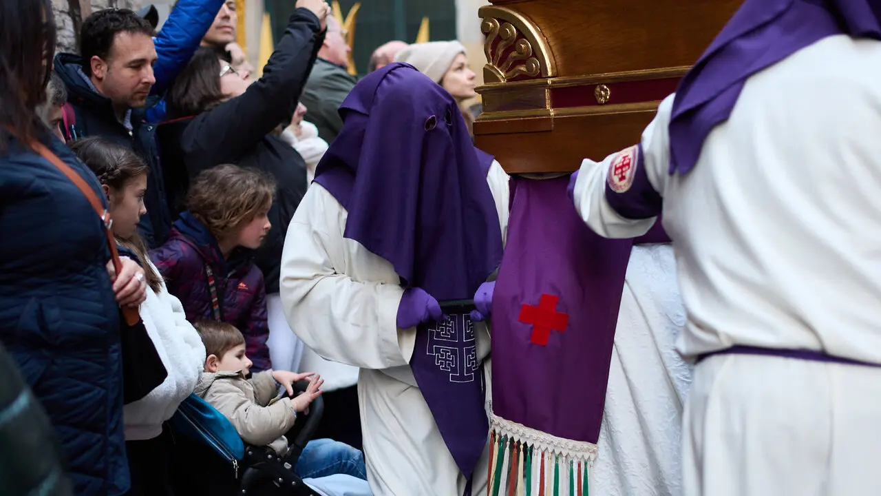 Procesi&oacute;n de Jueves Santo 2026 por las calles de Pamplona. I&Ntilde;IGO ALZUGARAY