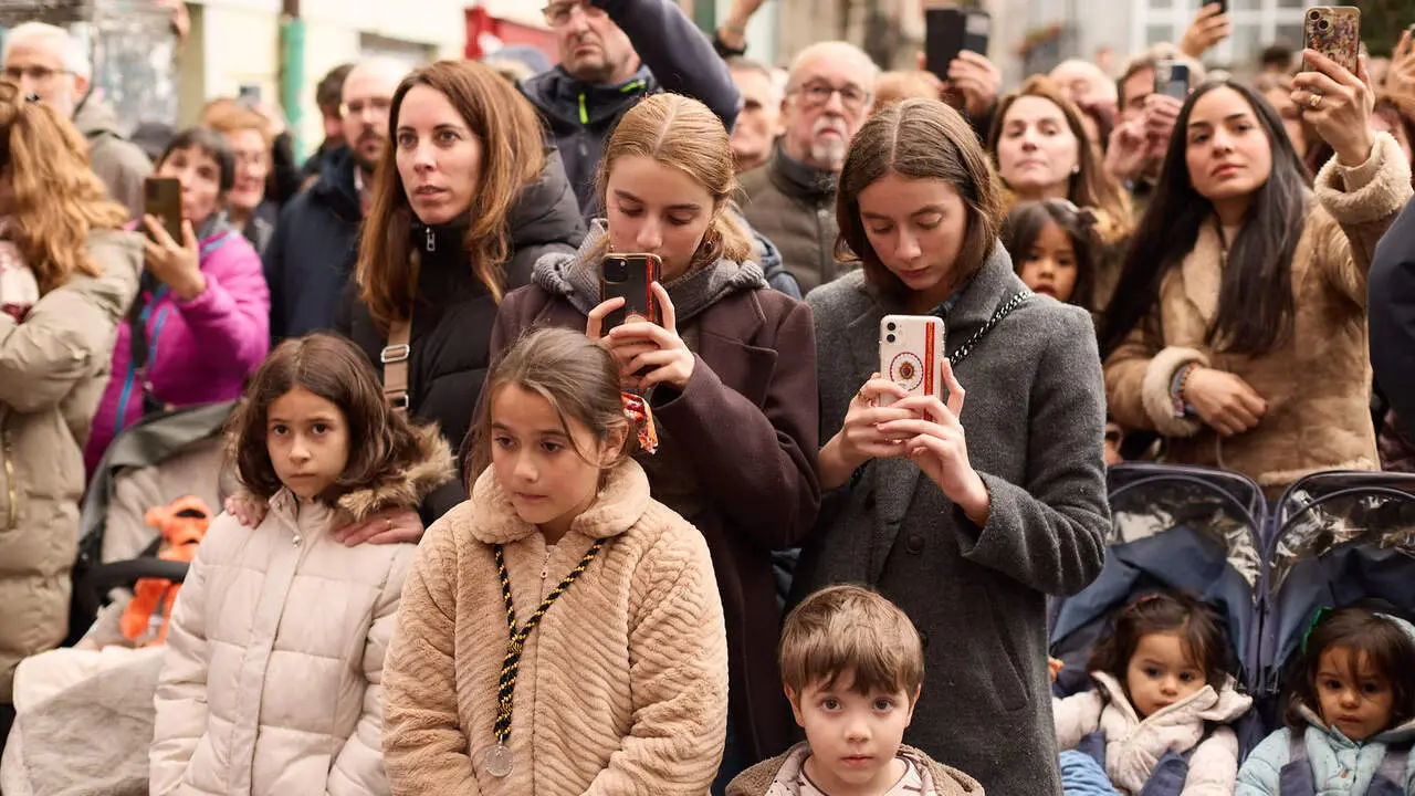 Procesi&oacute;n de Jueves Santo 2026 por las calles de Pamplona. I&Ntilde;IGO ALZUGARAY