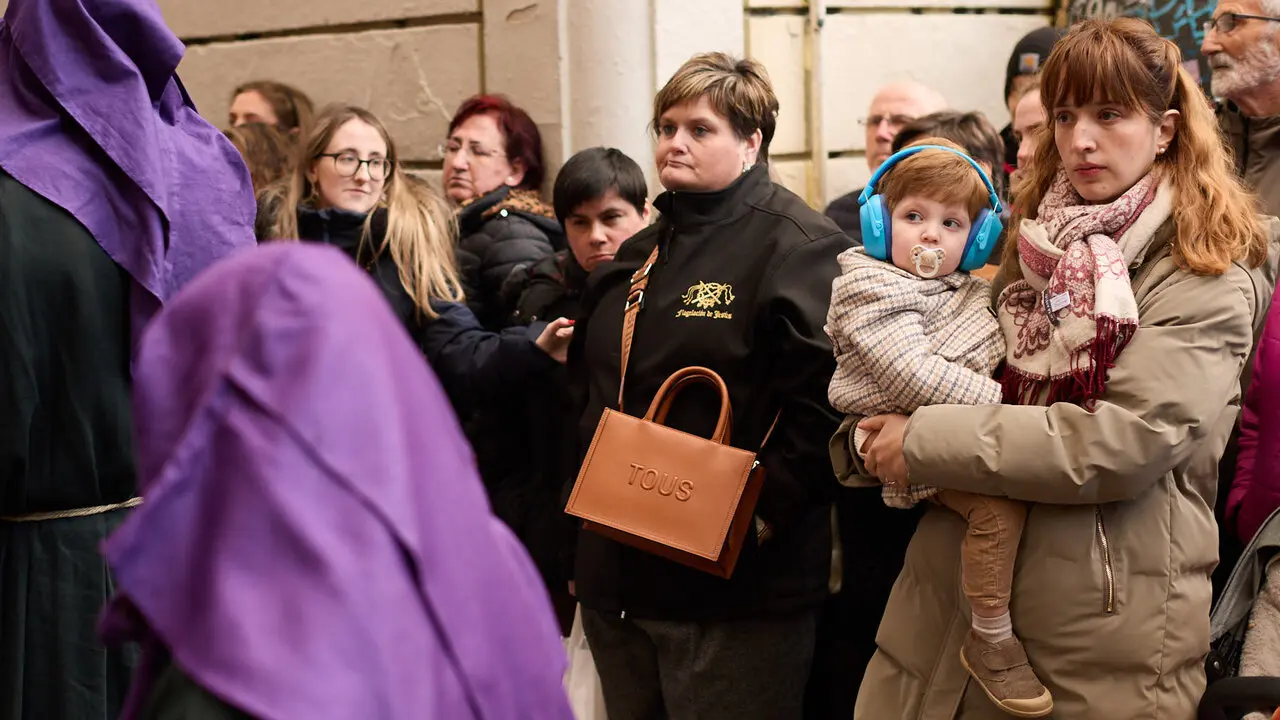 Procesi&oacute;n de Jueves Santo 2026 por las calles de Pamplona. I&Ntilde;IGO ALZUGARAY