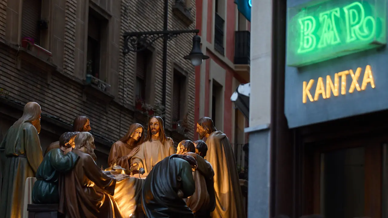 Procesi&oacute;n de Jueves Santo 2026 por las calles de Pamplona. I&Ntilde;IGO ALZUGARAY