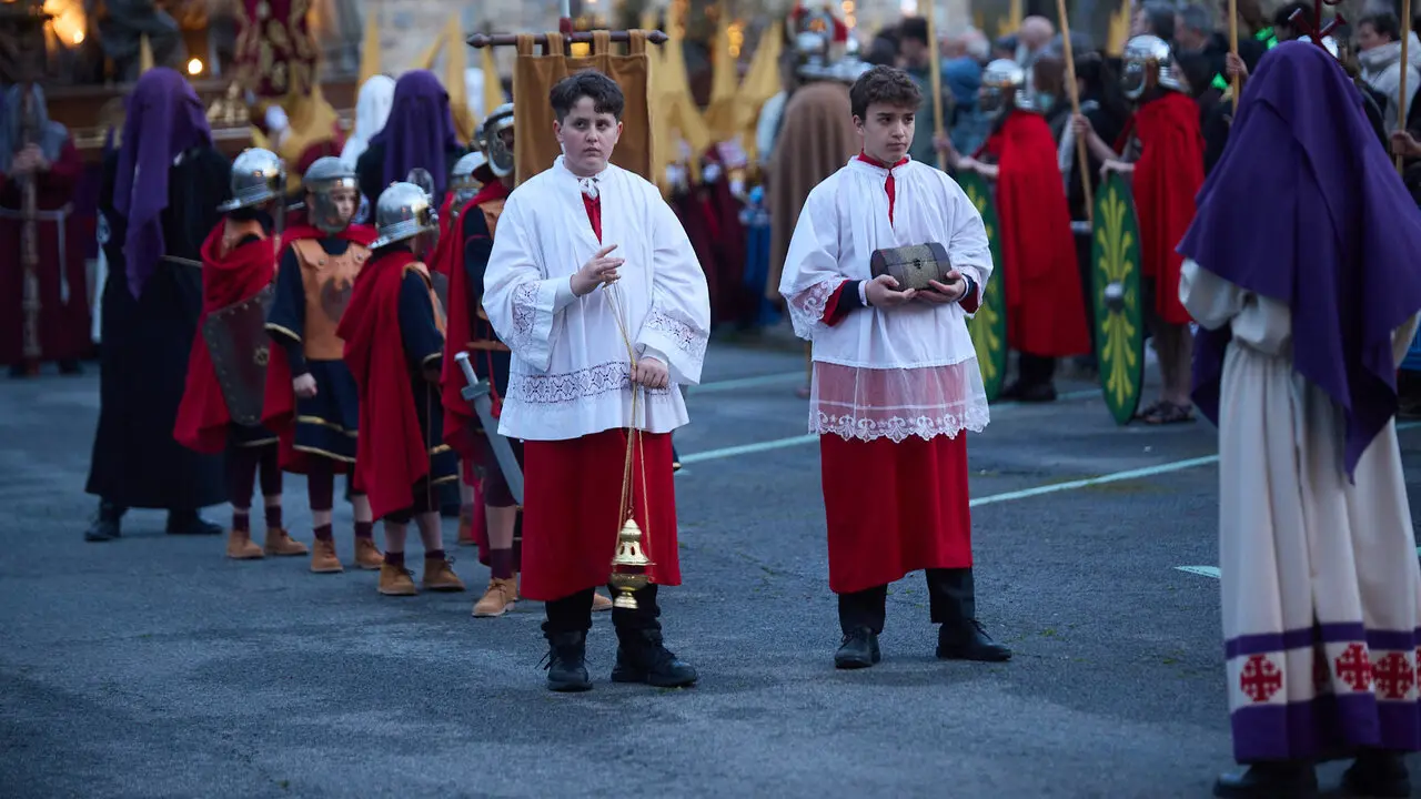 Procesi&oacute;n de Jueves Santo 2026 por las calles de Pamplona. I&Ntilde;IGO ALZUGARAY