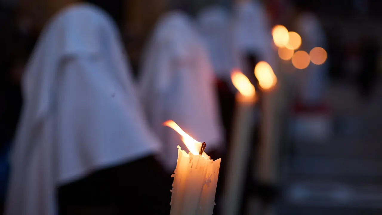 Procesi&oacute;n de Jueves Santo 2026 por las calles de Pamplona. I&Ntilde;IGO ALZUGARAY